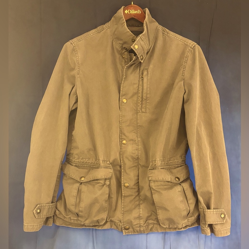 Banana Republic Green Long Sleeve Army Jacket Size Medium
